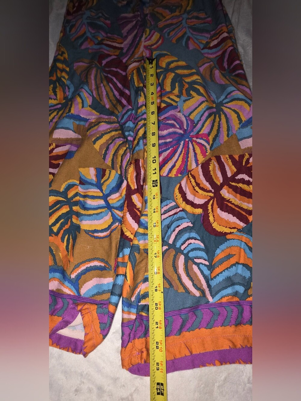Haute Hippe XL Wide LegTropical Pants - Picture 3 of 4